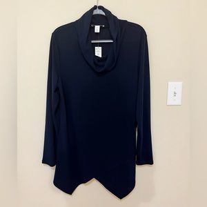 Blue long sleeve blouse